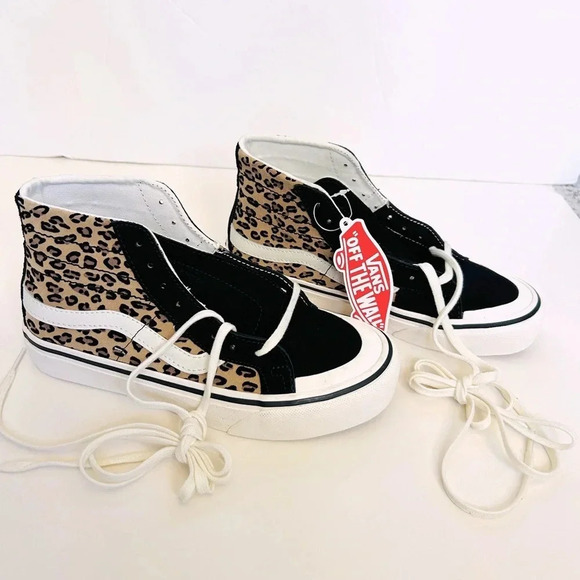 Vans Unisex SK8-Hi 138 Decon High-Top Sneakers in Leopard Women’s Size 6 - Picture 4 of 10